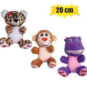 Plush animal animated asstd luna 20cm