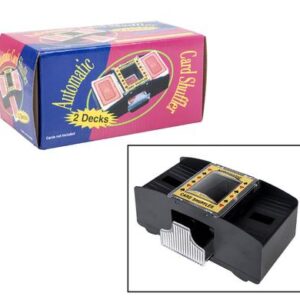 Playing card shuffler two deck