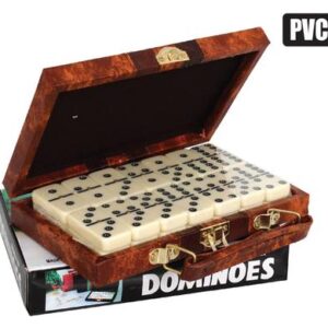 Game dominoes 18.5x11.5x2.5cm pvc
