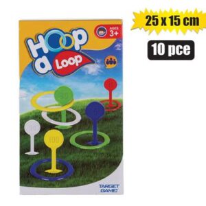 Hoop a loop ring toss 10pc 25x15cm