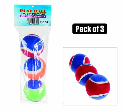 Balls play ball colour pack of 3