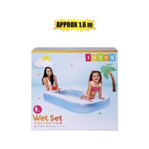 Intex pool rectangular 166x100x28cm