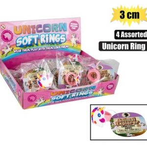 Animals unicorn soft ring 3cm