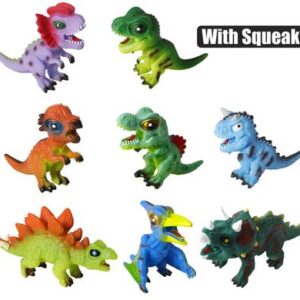 Animals dinosaur cartoon w/squeak 25cm
