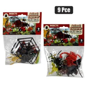 Animals insects 9pc asstd