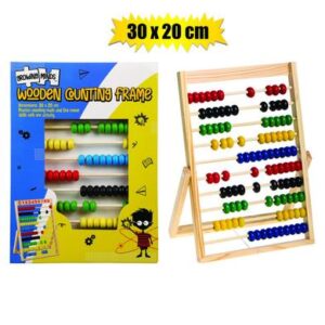Edu counting frame wooden 30x20cm