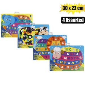 Edu wood puzzle abc/num 30x22cm