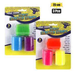 Novelty stretch strips 3pc 23cm