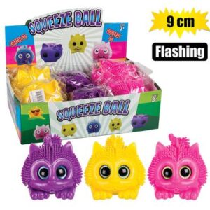 Novelty ball big eyes flashing 9cm