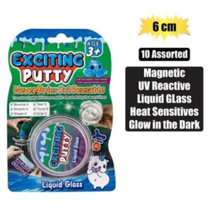 Novelty putty exciting assortment 6cm