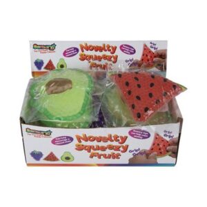 Novelty squeezy fruit 8-10cm
