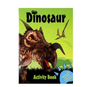 Book activity dinosaur green