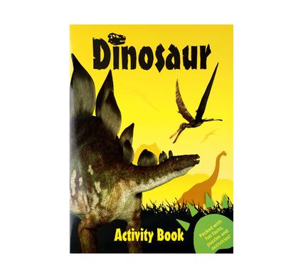 Book activity dinosaur yellow