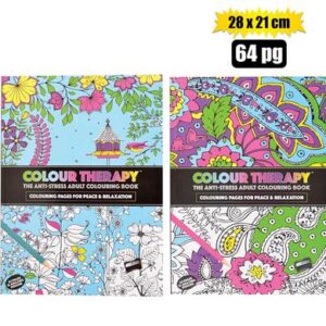 Book colouring therapy 64 page 28x21cm