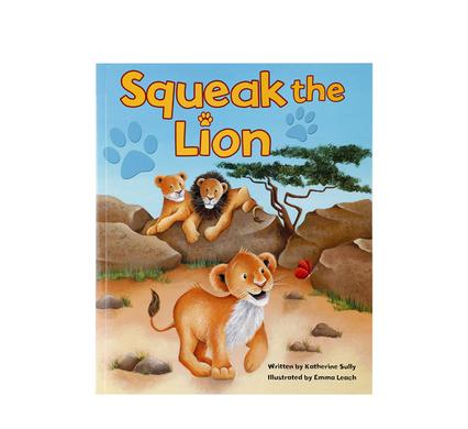 Book reader squeak the lion
