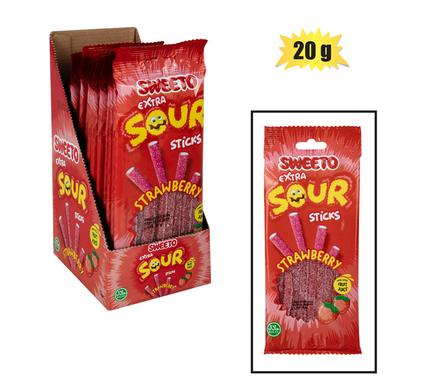 Sweet candy gs strawberry sticks 20g