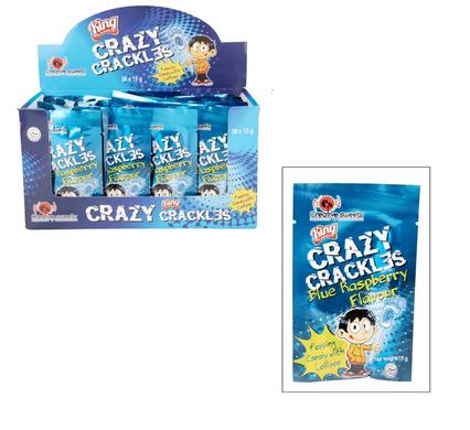Sweet novelty cs crazy crackles raspbery
