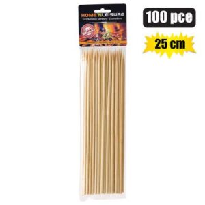 Skewers bamboo 25cm 100pce 4mm h&l