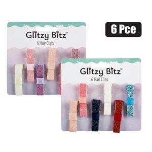 Hair clips fashion pins asstd 6pce