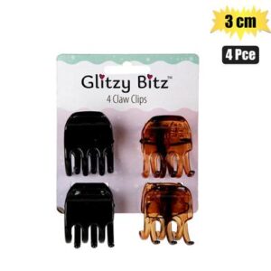 Hair claw clips 3cm 4pc