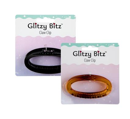 Hair claw clip round