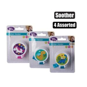 Baby soother holder w/ribbon