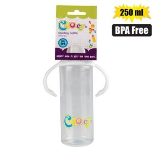 Cooey feeding bottle 250ml round handls