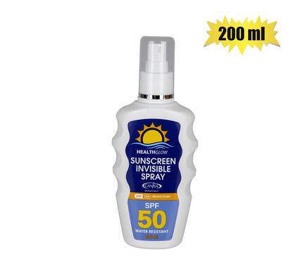 Sunscreen spf50 200ml invisible spray
