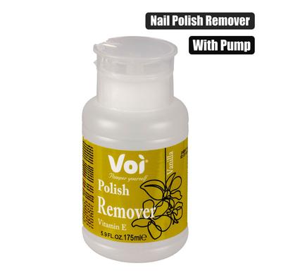 Voi nail polish remover w/pump vanilla