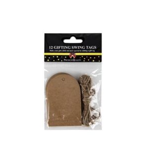 Gift swing tag 5cm 12pc asstd