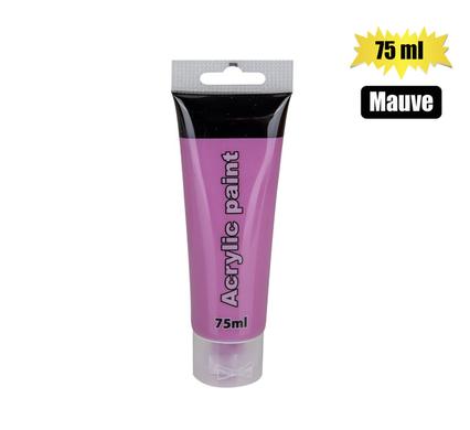 Art+craft paint acrylic 75ml mauve past