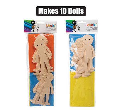 Art+craft foam dolls