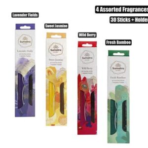 Incense sticks 30pc and w/holder assort