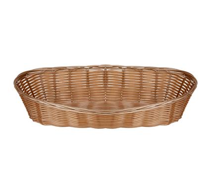 Woven plastic basket 30x15x8cm