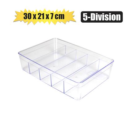Organiser emsan 5-divisions 30x21x7.5cm