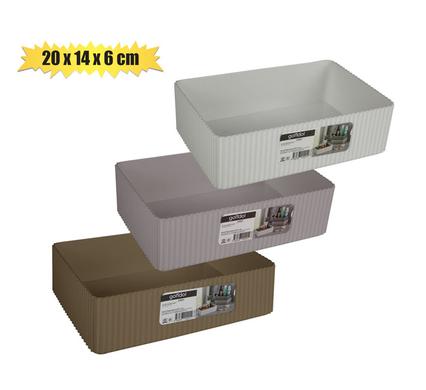 Organiser shell pattern 20x14x6cm