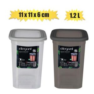 Container elegant 1.2l 11x11x16cm