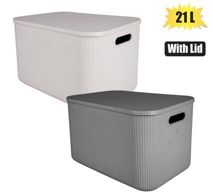 Storage box shell design with 21l
