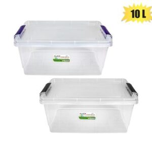 Storage box clear elite 10l 23x36x15cm