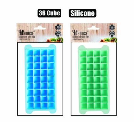Ice cube tray 36 cube silicone