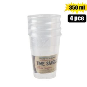 Tumblers pl 4pc 350ml polyprop