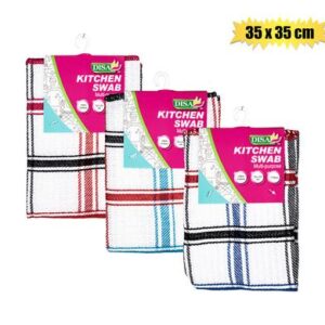 Swab cotton waffle 35x35cm