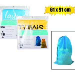 Laundry bag w/drawstring 61x91cm