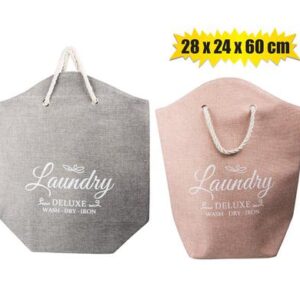 Laundry bag 28x24x60cm rope handles