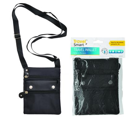 Travel bag neck wallet