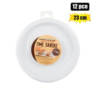 Picnic plates pl 12pce disposable 23cm