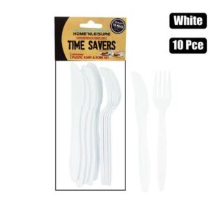 Cutlery pl 10pce set (5xknives+5xforks)