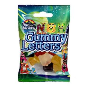 Sweet gummy ff alphabets 40g (t)